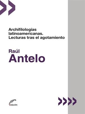 cover image of Archifilologías latinoamericanas